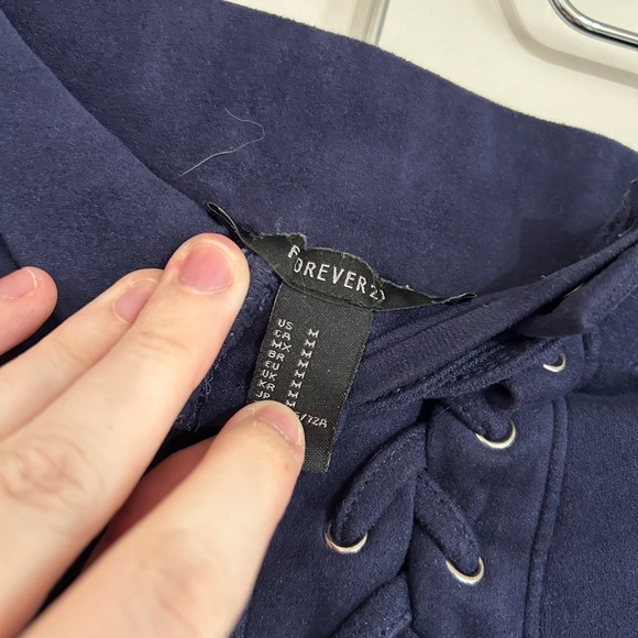 Blue Mini Skirt - Picture 3 of 3